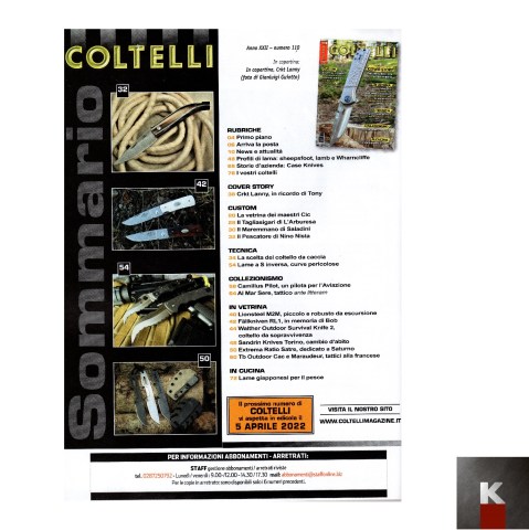 Coltelli n 110 2022 ind